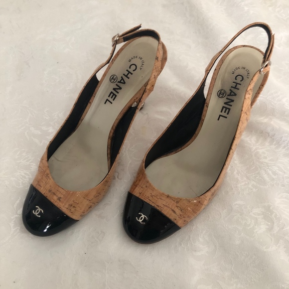 CHANEL Shoes - CHANEL Sling Back Heels